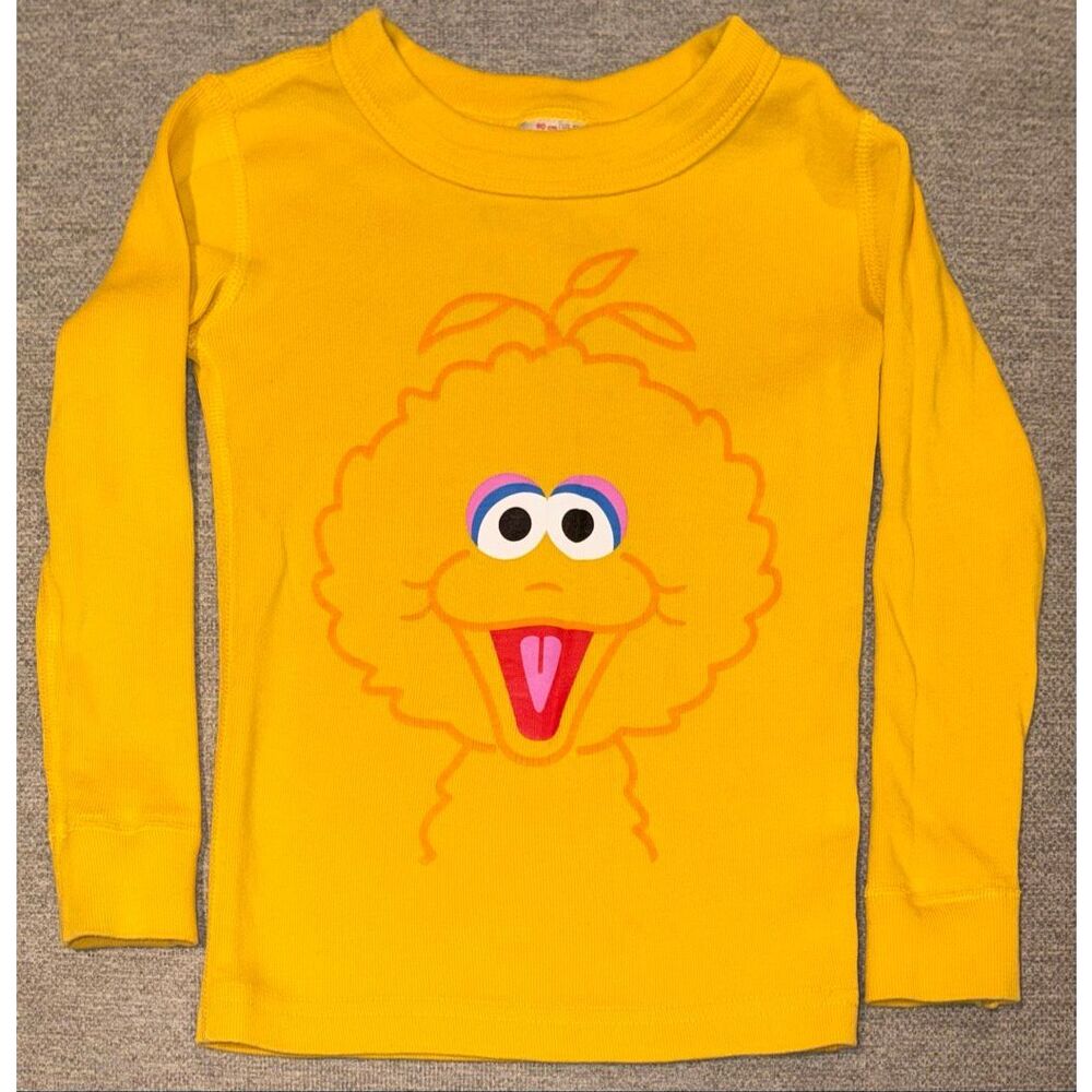 Hanna Andersson Sesame Street big bird pajamas size 3T - Picture 2 of 6
